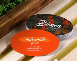 Oval Visiting Cards